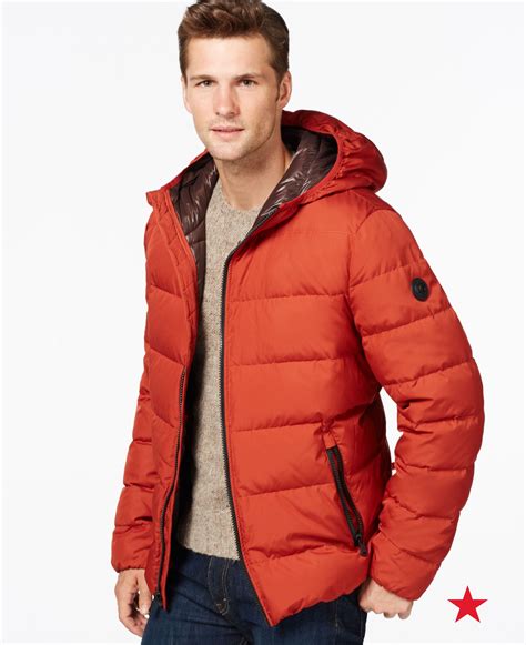 michael kors white jacket men's|micheal Kors men puffers jackets.